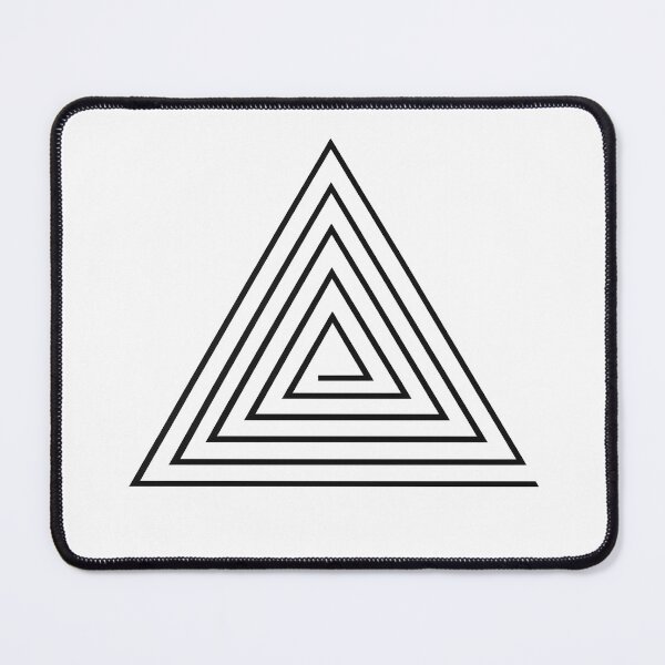 Item preview, Triangular Spiral Geometric Design – Minimalist Abstract Art designed and sold by jmatix.