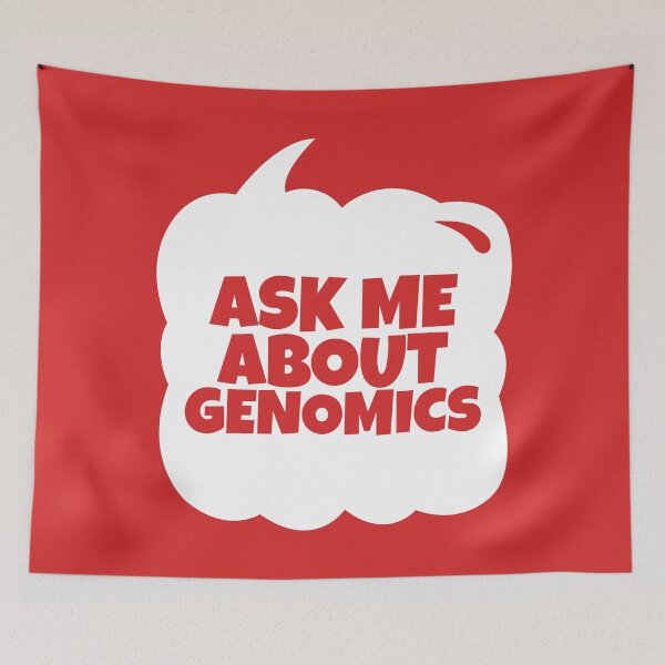 Item preview, Ask Me About Genomics designed and sold by MaryAller.