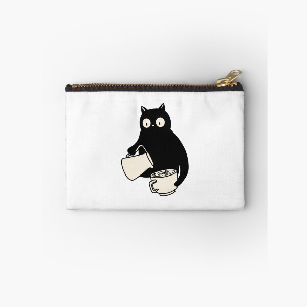 Item preview, Cute Cat Preparing Latte Art Coffee Barista Aesthetic designed and sold by GASSISHOP.
