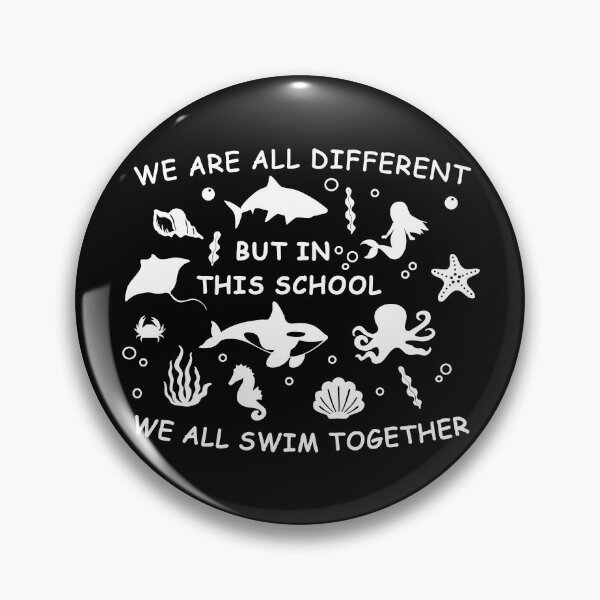 Item preview, We All Swim Together, Kindness designed and sold by CloudyPress.
