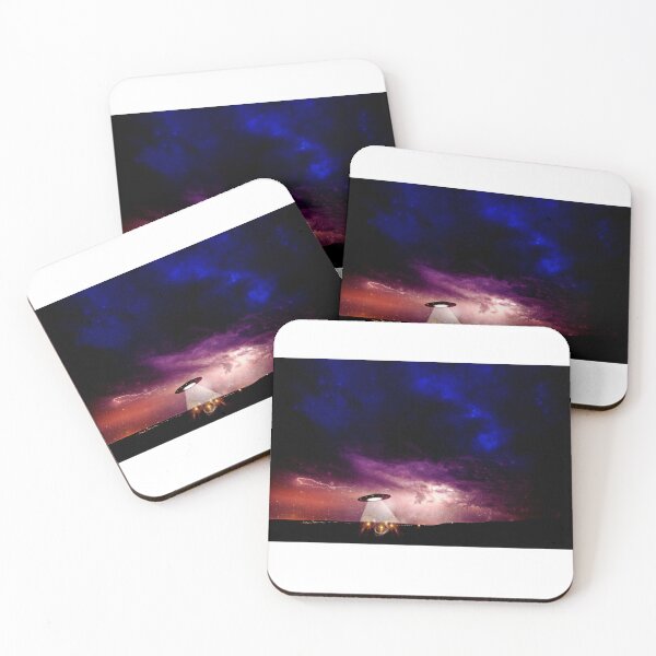 Item preview, Background with ufo designed and sold by di-Vera-Rosati.