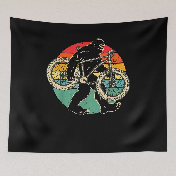 Item preview, Vintage Bigfoot Mountain Bike MTB Biking Cycling Sasquatch designed and sold by Goleon12.