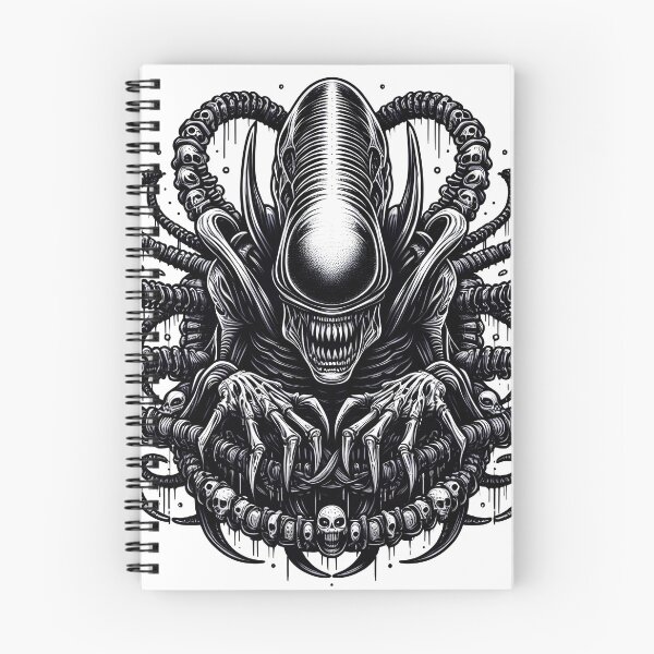 Artikelvorschau, Xenomorph-Tattoo-Flash-Tattoo entworfen und verkauft von Artillenium.