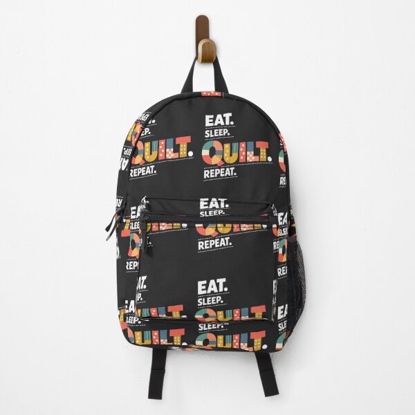 Item preview, Eat Sleep Quilt Repeat Quilter designed and sold by FreshVibe Prints.