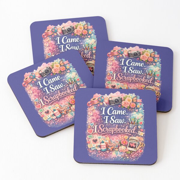 Item preview, I Came. I Saw. I Scrapbooked. – Colorful Craft Lover Design designed and sold by blankTeeShirt.