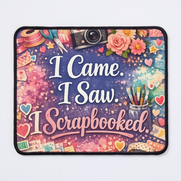 Item preview, I Came. I Saw. I Scrapbooked. – Colorful Craft Lover Design designed and sold by blankTeeShirt.