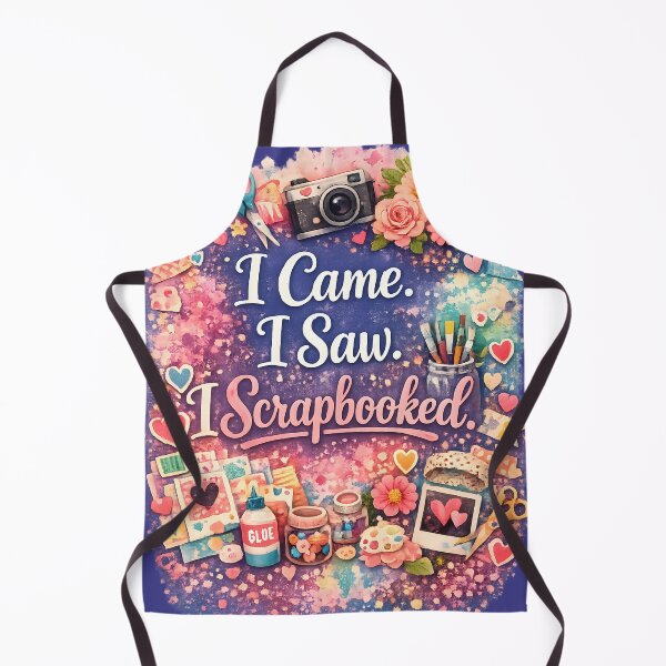 Item preview, I Came. I Saw. I Scrapbooked. – Colorful Craft Lover Design designed and sold by blankTeeShirt.