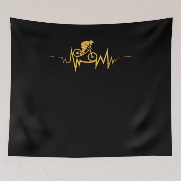 Item preview, Mountain Bike Heartbeat Cool Quote For Bike fans designed and sold by Goleon12.