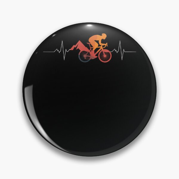 Item preview, Mountain Bike Heartbeat Funny Biking designed and sold by Goleon12.