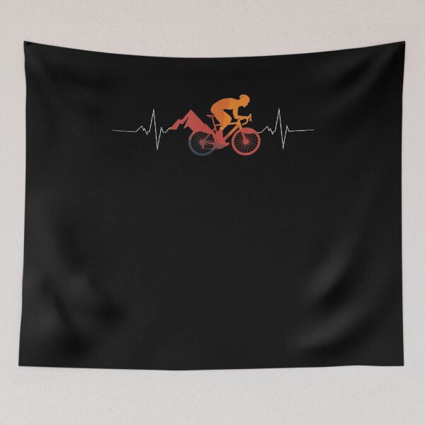 Item preview, Mountain Bike Heartbeat Funny Biking designed and sold by Goleon12.