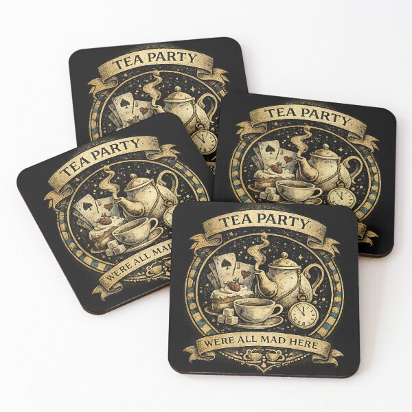 Item preview, Mad Tea Party Wonderland Art designed and sold by Retr0Tshirts.