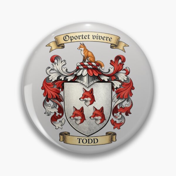 Item preview, The Todd Family Coat of Arms designed and sold by BagTown Clans.