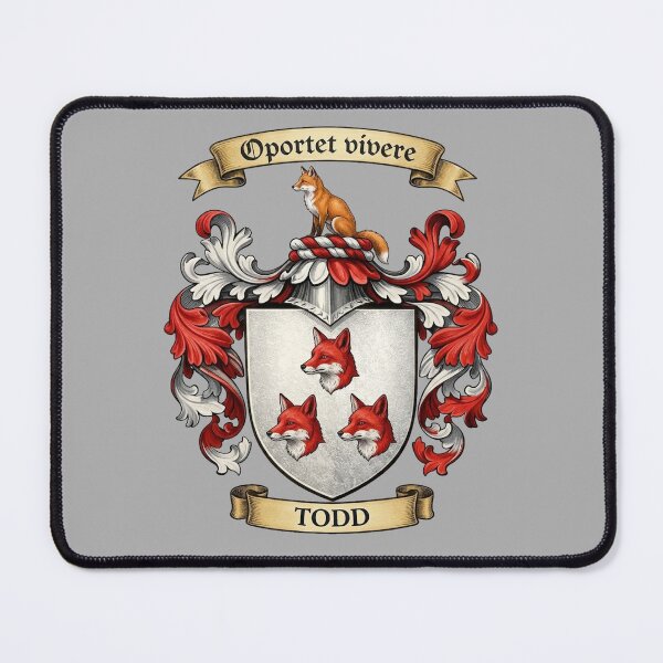Item preview, The Todd Family Coat of Arms designed and sold by BagTown Clans.