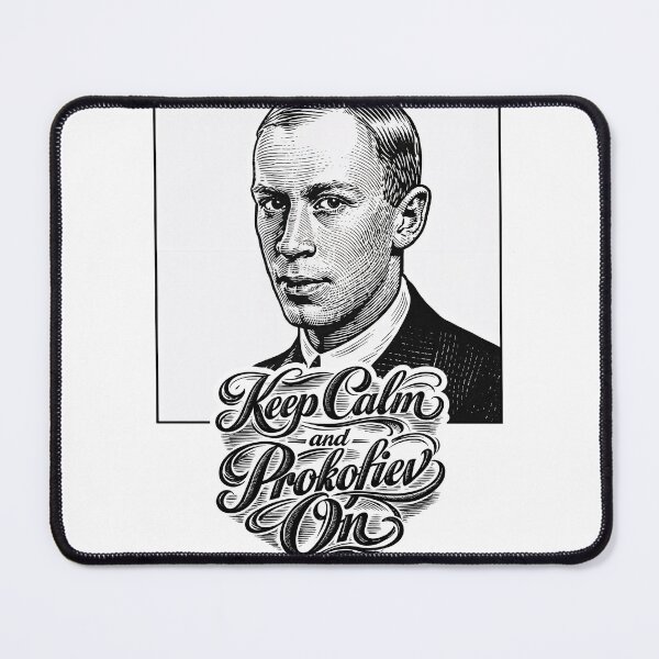 Item preview, Keep Calm and Prokofiev On – Classical Cool designed and sold by ForeverPrintsOK.