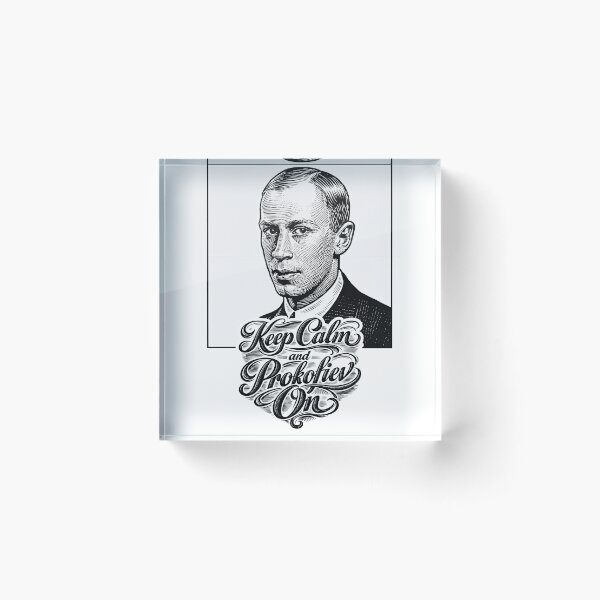 Item preview, Keep Calm and Prokofiev On – Classical Cool designed and sold by ForeverPrintsOK.