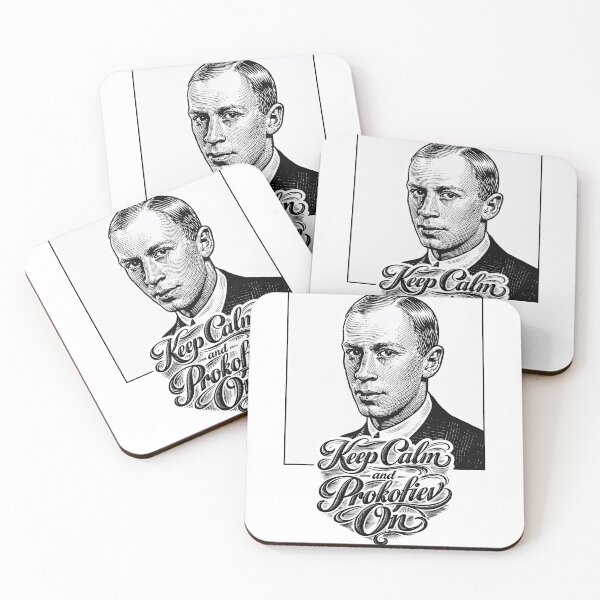 Item preview, Keep Calm and Prokofiev On – Classical Cool designed and sold by ForeverPrintsOK.