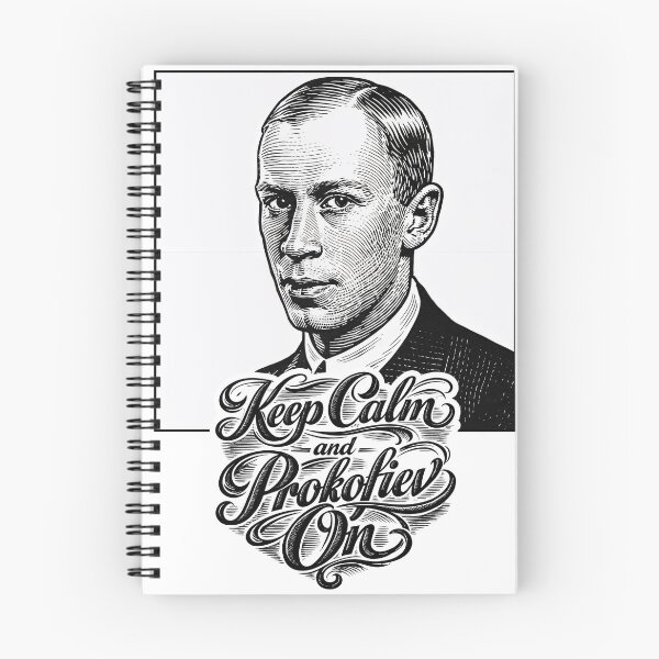 Item preview, Keep Calm and Prokofiev On – Classical Cool designed and sold by ForeverPrintsOK.