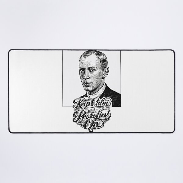Item preview, Keep Calm and Prokofiev On – Classical Cool designed and sold by ForeverPrintsOK.