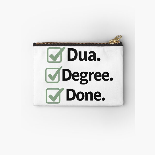 Item preview, Dua Degree Done Muslim T-Shirt | Checklist Islamic Student Streetwear Tee for Graduates & Hijabi Scholars designed and sold by Vajid Designs .