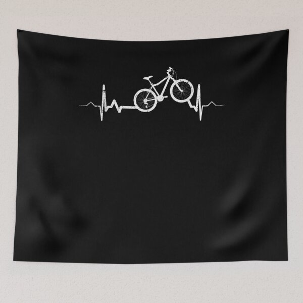 Item preview, Bicycle Heartbeat MTB Cycling Mountain Bike Cyclist Gift designed and sold by Goleon12.