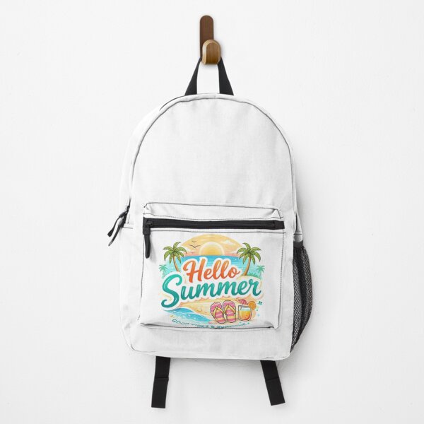 Item preview, Hello Summer Good Vibes Sunshine Design designed and sold by DesignerThreads.