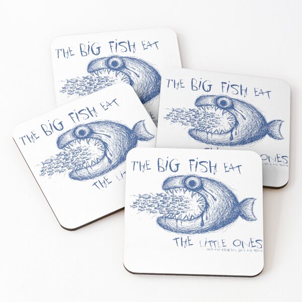 Item preview, The big fish eat the little ones designed and sold by Ilustramagno.