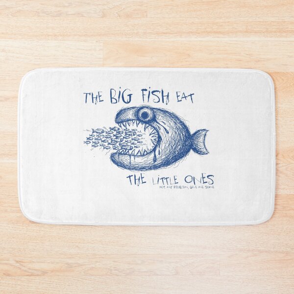 Item preview, The big fish eat the little ones designed and sold by Ilustramagno.