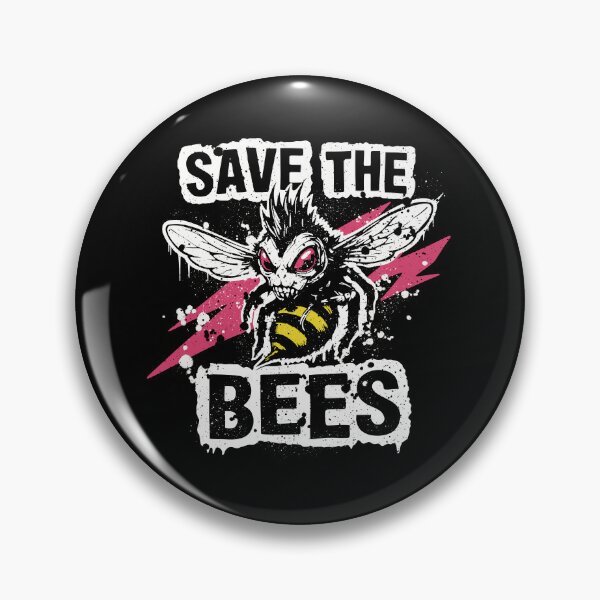 Item preview, Save The Bees Punk Style designed and sold by ChunkByChunk.