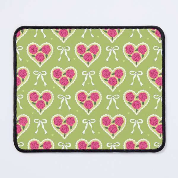 Item preview, roses in hearts and bows designed and sold by burbura.