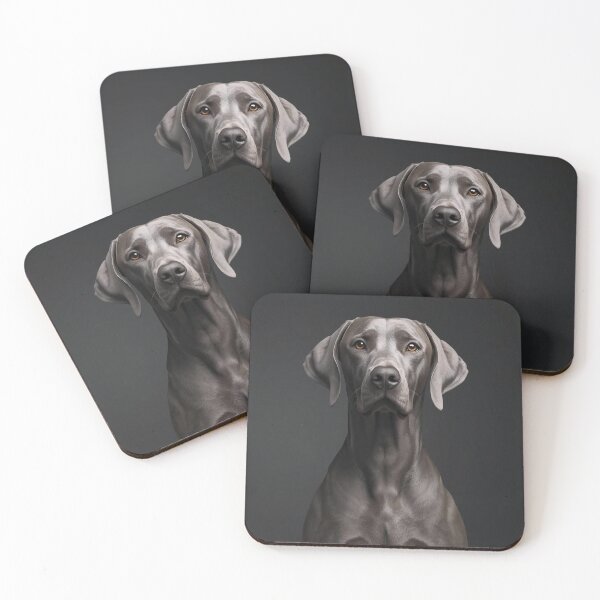 Item preview, Strategic Sentinel Portrait Style – Weimaraner Clyro | Cognitive Authority Dog Art Design designed and sold by ArtivaNest.