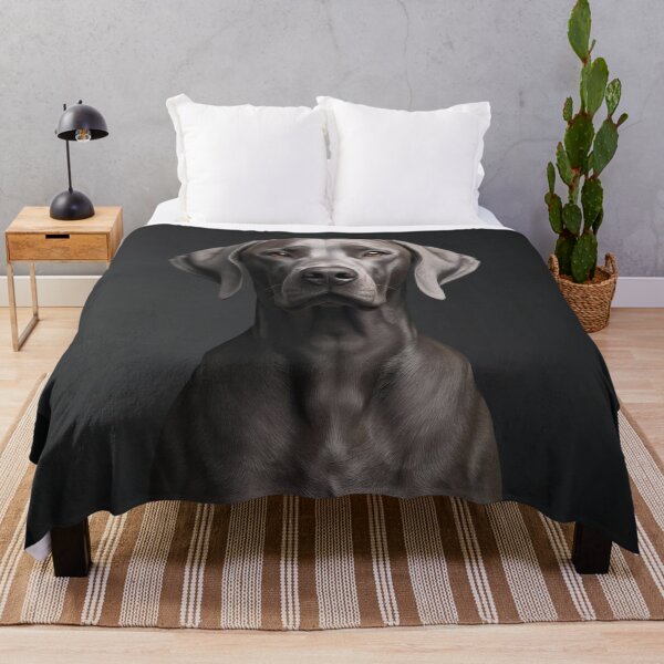 Item preview, Strategic Sentinel Portrait Style – Weimaraner Clyro | Cognitive Authority Dog Art Design designed and sold by ArtivaNest.