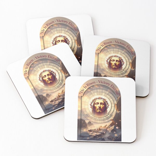 Item preview, He Is Risen Glory Crown Tee, Eternal Life Victory Mug, Christian Resurrection Gift designed and sold by YMLux.
