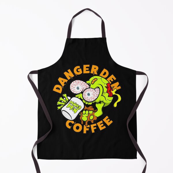 Item preview, Danger Den Coffee Cartoon Monster Caffeine Addict designed and sold by oliverkstoks.