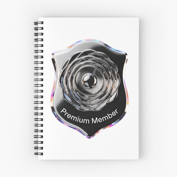 Item preview, Premium membership badge with modern design and holographic effect designed and sold by Creative88Art.