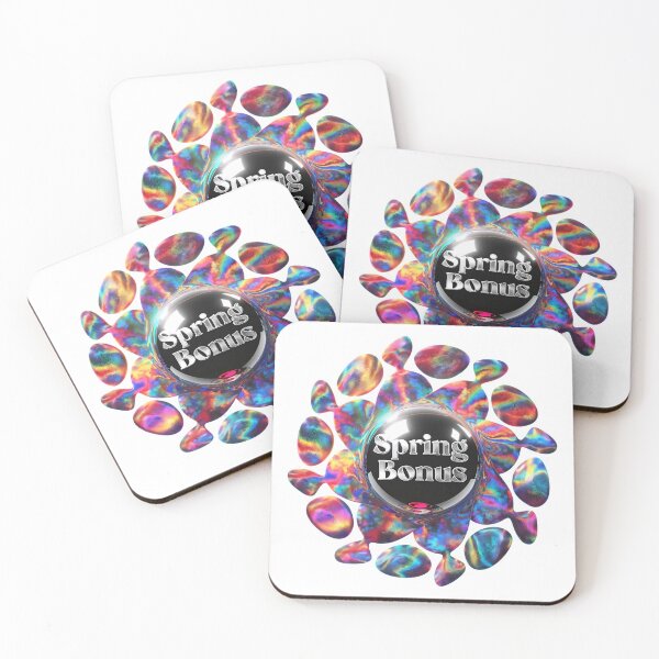 Item preview, Vibrant spring bonus concept with colorful petals and shiny black center designed and sold by Creative88Art.