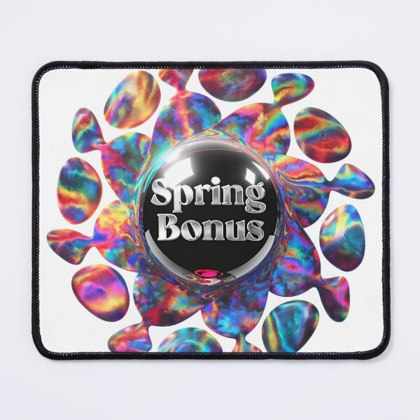 Item preview, Vibrant spring bonus concept with colorful petals and shiny black center designed and sold by Creative88Art.