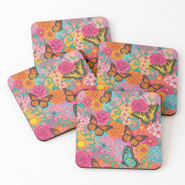 Item preview, Vibrant Butterfly and Spring Floral Seamless Pattern designed and sold by DGtaLrtcom.