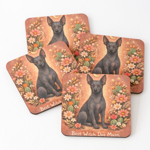 Item preview, Best Dog Mum Ever Cute Folk Art Dog Lover Gift Xolo designed and sold by SoniaSarkali.