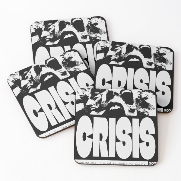 Item preview, Cartel A3 "Crisis existencial", arte gráfico moderno, estilo semitono. designed and sold by Maioriz.