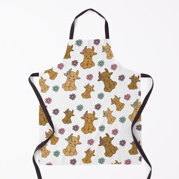 Item preview, Cute highland cow seamless pattern designed and sold by SeamlessDsign.