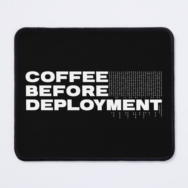 Item preview, Coffee Before Deployment - Minimalist Binary Code designed and sold by JB-designstudio.