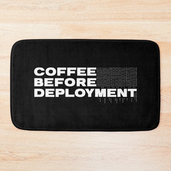 Item preview, Coffee Before Deployment - Minimalist Binary Code designed and sold by JB-designstudio.