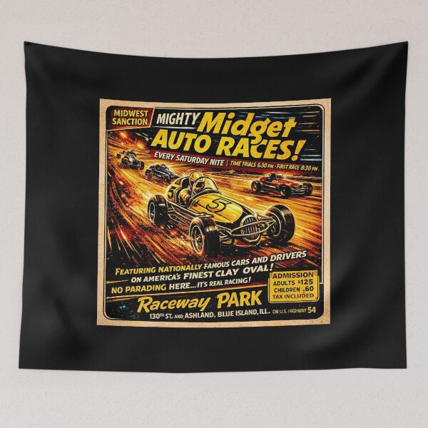 Item preview, MIdget Auto Races Poster Variation #2 designed and sold by Helios Be. Lavsh.