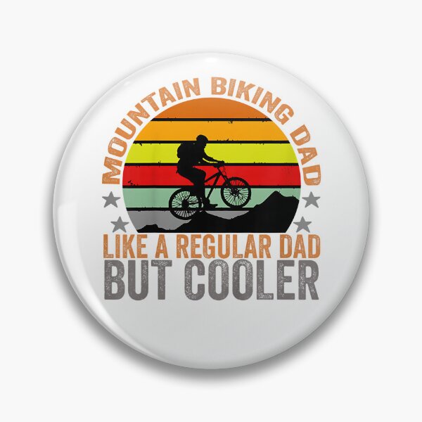 Item preview, Mountain Biking Dad Like a Regular Dad But Cooler Funny Bike designed and sold by Goleon12.