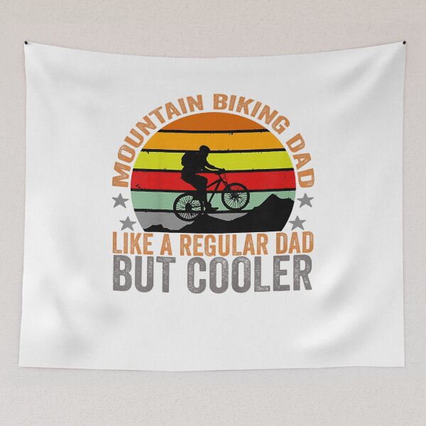Item preview, Mountain Biking Dad Like a Regular Dad But Cooler Funny Bike designed and sold by Goleon12.
