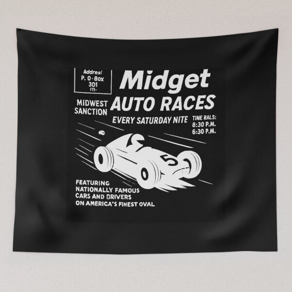 Item preview, MIdget Auto Races Poster Variation #3 designed and sold by Helios Be. Lavsh.