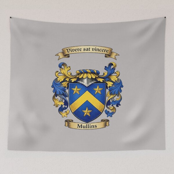 Item preview, The Mullins Family Coat of Arms designed and sold by BagTown Clans.