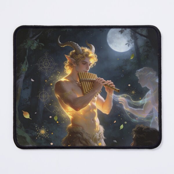 Item preview, Moonlit Pan - Mythical Forest Serenade designed and sold by MysticOzzy.