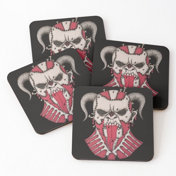 Item preview, Handmade Stitched Demon Ram Skull designed and sold by GodsOfVice.