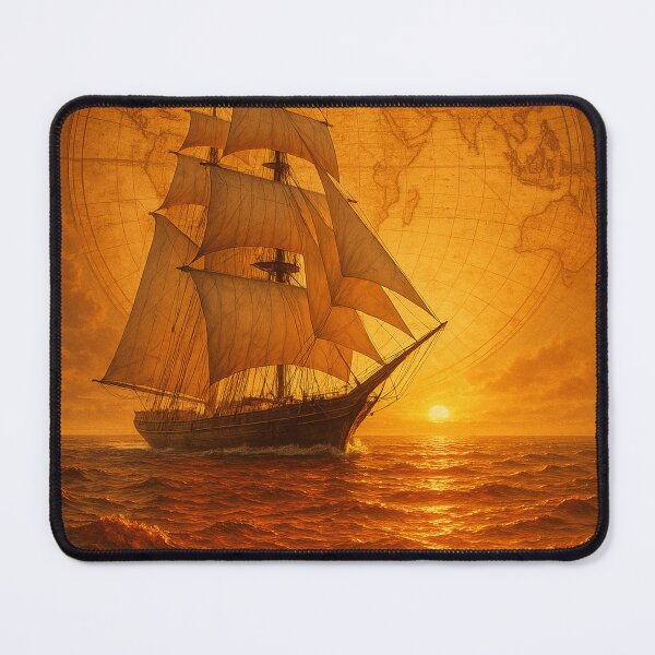 Item preview, Ship with World Map designed and sold by JJESTOICO.